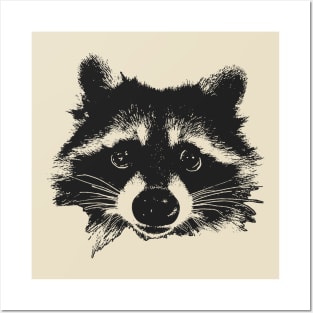 Raccoon Face Posters and Art